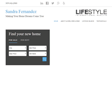 Tablet Screenshot of fernandezhomes.com